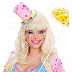 MAQUILLAGE VISAGE CLOWN AVEC PERLE 