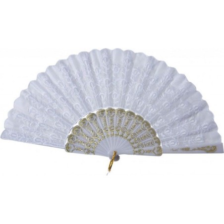 ENVENTAILLE BRODE BLANC 45 CM 