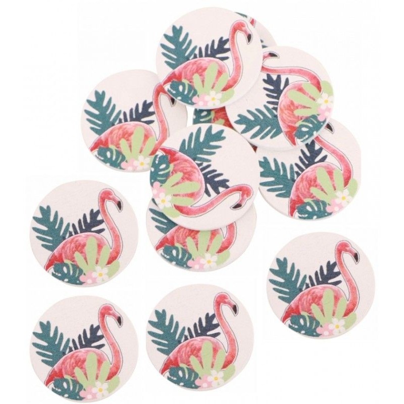 CONFETTI FLAMANT ROSE DIAMETRE 2.8 CM 