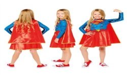 DEGUISEMENT FILLE SUPERGIRL TAILLE 10-12 ANS