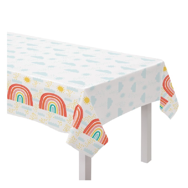 NAPPE RETRO ARC-EN-CIEL 120 X 180 CM 