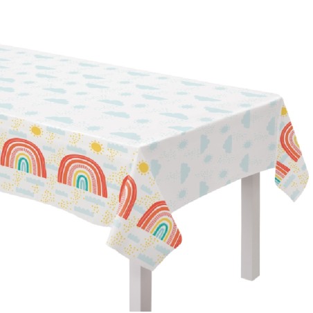 NAPPE RETRO ARC-EN-CIEL 120 X 180 CM 