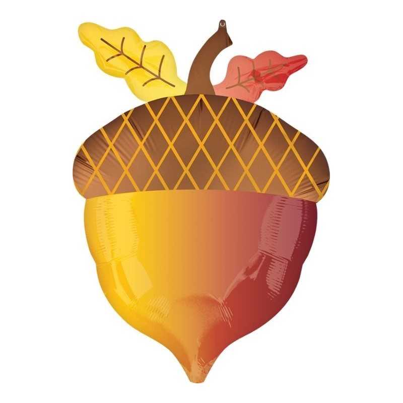 BALLON METALLIQUE GLAND AUTOMNE 45 CM 