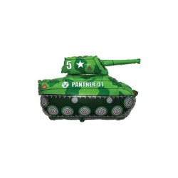 BALLON METALLIQUE TANK MILITAIRE 80 X 65 CM 