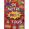CARTE DOUBLE DE NOTRE PART A TOUS 40 X 29.5 CM
