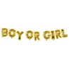 GUIRLANDE BALLON METALLIQUE BOY OR GIRL 4 M  GUIRLANDE BALLON METALLIQUE BOY OR GIRL 4 M