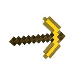 PIOCHE MINECRAFT JAUNE DORE 