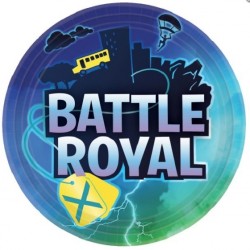 8 ASSIETTES BATTLE ROYAL 23 CM