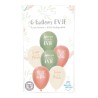 SACHET DE 6 BALLONS EVJF  30 CM  SACHET DE 6 BALLONS EVJF  30 CM