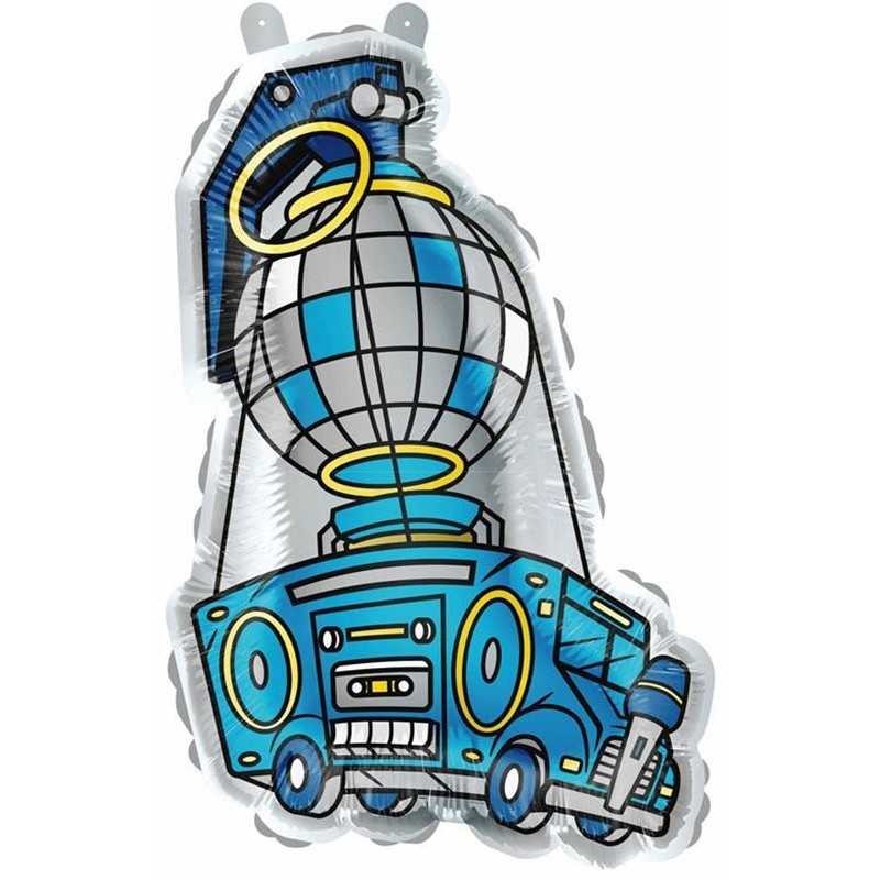 BALLON METALLIQUE BATTLE BUS FORTNITE 68.5 CM 