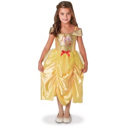 DEGUISEMENT ENFANT FILLE PRINCESSE LA BELLE TAILLE 5-6 ANS 