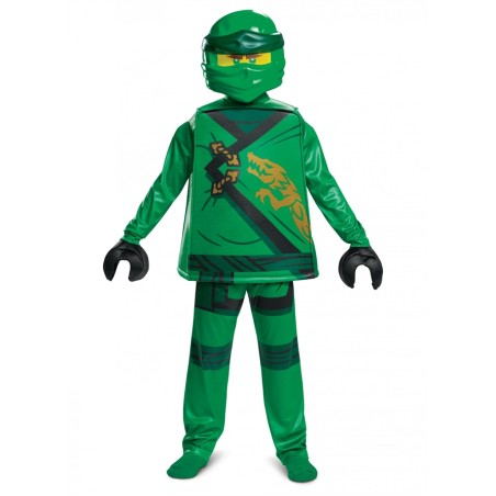 DEGUISEMENT NINJAGO LEGO LLOYD VERT TAILLE 4-6 ANS 