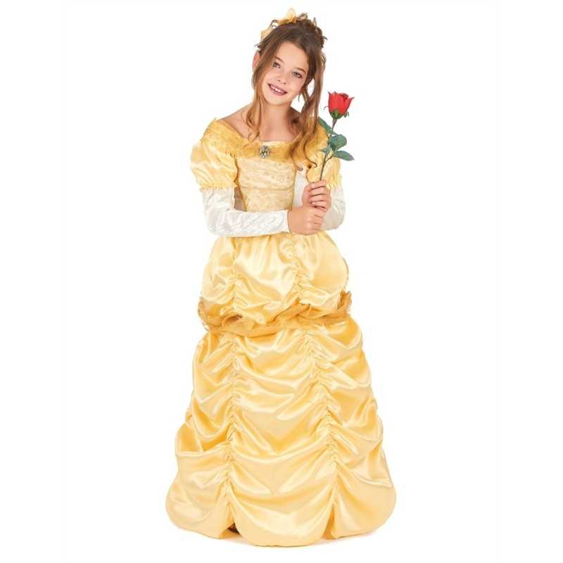 DEGUISEMENT PRINCESSE BELLE FILLE TAILLE 4-6 ANS 
