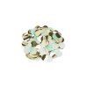 CONFETTIS PAPIER MENTHE ET OR 3 CM 36 G 