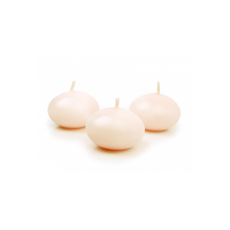 BOUGIE FLOTTANTE CREME  4 CM  BOUGIE FLOTTANTE CREME  4 CM