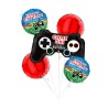 BOUQUET DE 5 BALLONS METALLIQUES JEU VIDEO 