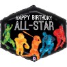 BALLON METALLIQUE HAPPY BIRTHDAY SPORT 76 CM 