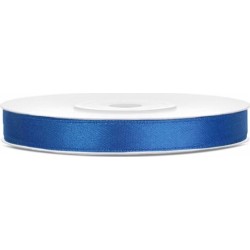 RUBAN SATIN BLEU ROI 6 MM X 25 M