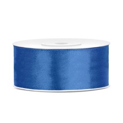 RUBAN SATIN BLEU ROI 25 MM X 25 M