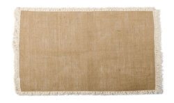 CENTRE DE TABLE EN JUTE FRANGE 50 CM 