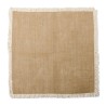 CENTRE DE TABLE EN JUTE FRANGE 50 CM 