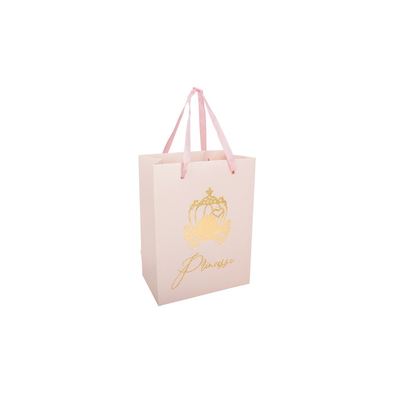 4 SACS CADEAUX PRINCESSE 20 X 15 X 9 CM 