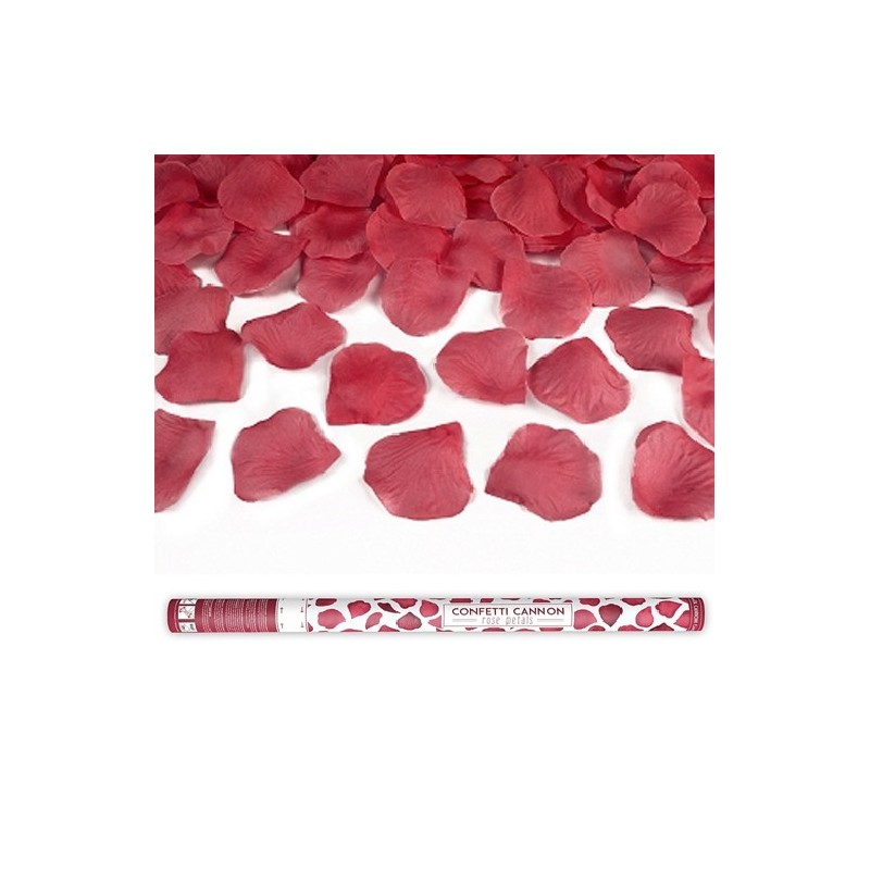 CANON A CONFETTIS PETALES ROUGE 80 CM CANON A CONFETTIS PETALES ROUGE 80 CM