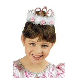DIADEME PRINCESSE ARGENT ET ROSE GOLD