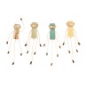 DECORATION A SUSPENDRE SINGE EN BOIS 13 X 4.2  X 2 CM