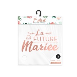 T-SHIRT BLANC LA FUTURE MARIEE TAILLE M