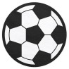 20 SERVIETTES BALLON DE FOOT 13.5 X 13.5 CM  20 SERVIETTES BALLON DE FOOT 13.5 X 13.5 CM