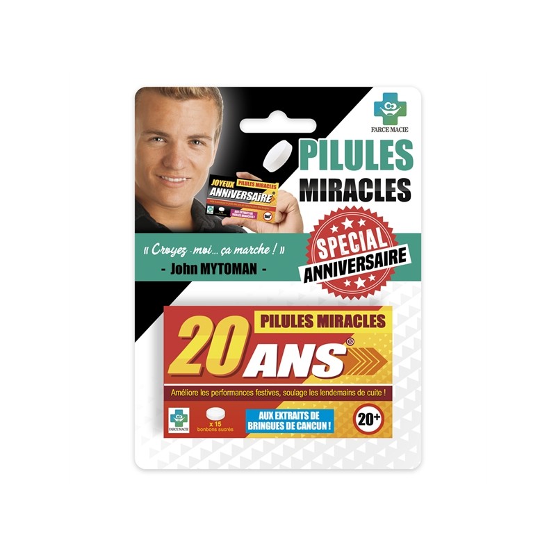 MEDICAMENTS PILULES MIRACLES 20 ANS