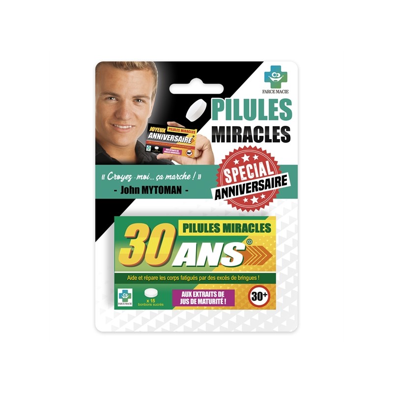 MEDICAMENTS PILULES MIRACLES 30 ANS