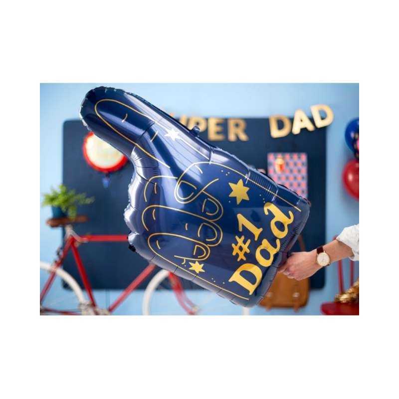 BALLON METALLIQUE MAIN GEANTE PAPA 1 57 X 94 CM