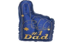 BALLON METALLIQUE MAIN GEANTE PAPA 1 57 X 94 CM