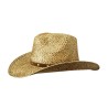 CHAPEAU COW BOY EN PAILLE 