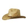 CHAPEAU COW BOY EN PAILLE 
