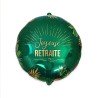 BALLON METALLIQUE ROND JOYEUSE RETRAITE 35 CM 