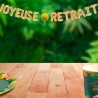 GUIRLANDE DE BALLON LETTRES JOYEUSE RETRAITE 300 CM 