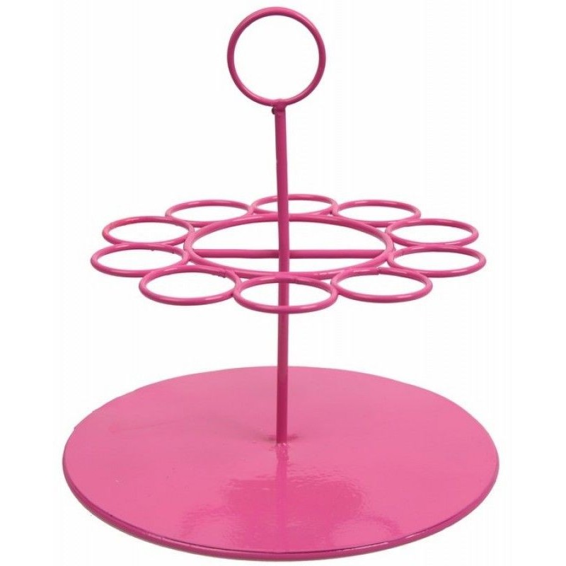 PORTANT EPROUVETTE ROND ROSE  PORTANT EPROUVETTE ROND ROSE