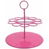 PORTANT EPROUVETTE ROND ROSE  PORTANT EPROUVETTE ROND ROSE