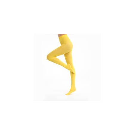 COLLANT OPAQUE JAUNE 