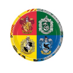 8  ASSIETTES  POUDLARD HARRY POTTER 23 CM