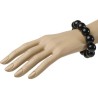 BRACELET PERLES NOIR 