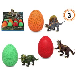 OEUF DE DINOSAURES 9 CM 