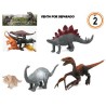 LOT DE 4 DINOSAURES ASSORTIS  LOT DE 4 DINOSAURES ASSORTIS