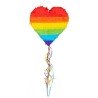 PINATA COEUR A TIRER OU A TAPER ARC-EN-CIEL