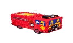 PINATA CAMION DE POMPIER 3D 43 x 24 cm