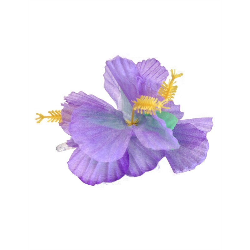 BARETTE FLEUR VIOLET HAWAI