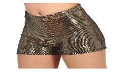 SHORT OR PAILLETTE TAILLE L 